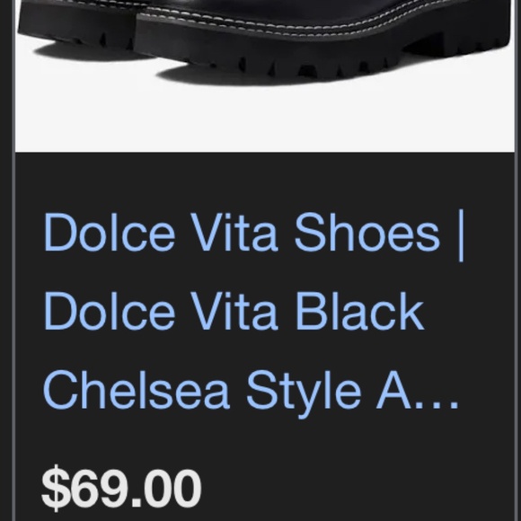Dolce Vita Chelsea Black Boots 9 Women - Picture 9 of 9